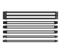 Cable, Mantel y Accesorios internos - Thermaltake Combo Pack ttmod - Blanco y Negro - Kit de Cable de alimentación con Rodillos