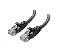 Cable Matters 10G Cable Ethernet Cat 6 corto Moldeado 0,9m (Cable Cat 6, RJ45 Cat 6) en Negro - 0,9 Metro