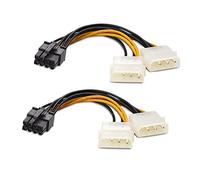 Cable Matters 2 Paquetes Cable 8 Pines PCIe a Molex - 10 cm