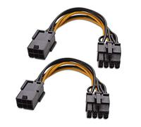 Cable Matters 2 Paquetes Cable PCIe 6 Pines a 8 Pines - 10 cm