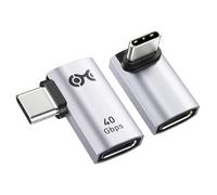 Cable Matters 40Gbps Combo-Pack Kit de Adaptador USB-C Angulo, Negro