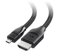 Cable Matters 48 Gbps 8K Cable Micro HDMI a HDMI 2.1-2 m, compatible con 8K@60 Hz/4K@240 Hz con HDR, funciona con cámaras digitales, GoPro, Raspberry Pi 5 / Pi 4, tabletas y ordenadores portátiles