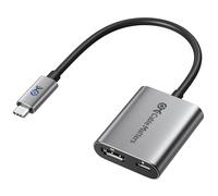 Cable Matters 48Gbps Adaptador USB C HDMI 2.1 Que acepta 4K 120Hz y 8K 60Hz (Requiere DSC) HDR, 100W PD - Compatible con Puertos Thunderbolt 4/3 - La resolución máxima en Cualquier MacBook es 4K@60Hz