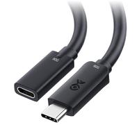 Cable Matters 80 Gbps Cable alargador USB4-0,5 m, compatible con [vídeo 8K@120 Hz/4K@480 Hz, carga de 240 W, transferencia de datos de 80 Gbps], cable alargador USB C, compatible con Thunderbolt 5/4