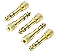 Cable Matters Adaptador Estéreo Macho a Hembra Chapado en Oro, Pack, 3,5mm
