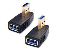 Cable Matters Adaptador USB 3.0 de Ángulo Izquierdo y Derecho - Adaptador USB Combo-Pack de 90 Grados Macho a Hembra