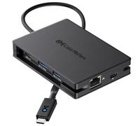 Cable Matters Adaptador USB C 8 en 1 con Doble HDMI, Carga PD de 140W, Gigabit Ethernet, Transferencia de Datos de 10G a través de 3 Puertos USBC y USBA 3.2 Gen 2, 1 Puerto USB 2.0 para Teclado/ratón