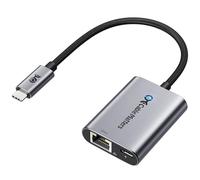 Cable Matters Adaptador USB-C a Ethernet 5GbE con Carga 140W PD, RJ45 5 Gigabit 5 Gbps, Compatible USB4 Thunderbolt 5/4/3, MacBook portátil