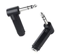 Cable Matters Adaptadores de 1/4 TRS en Ángulo Recto, Pack de 2, 6,35Mm