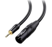 Cable Matters Cable 3,5 mm Macho a XLR Macho, 1,8 m, Negro