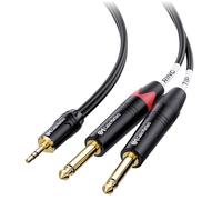 Cable Matters Cable 3,5 mm TRS a Doble TS 6,35 mm, 3 m