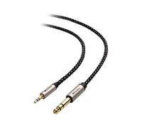 Cable Matters Cable Audio Jack 3,5 mm a Jack 6,35 mm de Trenzado prémium (Cable 6,35 mm a 3,5 mm) - 1,8 Metros