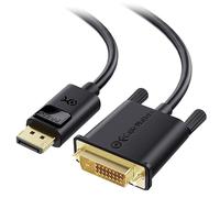 Cable Matters Cable Chapado en Oro DisplayPort a DVI, 2 m | 1080P@60Hz, 1920 x 1200, DP/DP++ compatible, pantalla duplicada o extendida, conectores chapados en oro