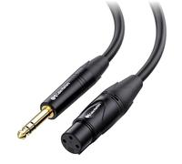 Cable Matters Cable de 3m macho a hembra de 6,35 mm XLR a Jack (cable XLR a Jack, cable Jack XLR, cable 1/4 a XLR) - 3 m