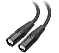 Cable Matters Cable Ethernet Cat6 blindado compatible con conectores RJ45 EtherCON en negro, 30 pies para aplicaciones profesionales de audio, video y red