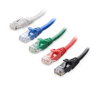 Cable Matters Cable Ethernet Cat6 sin enganches de 10 Gbps, 5 colores (cable Cat6/cable Cat 6) 3 m