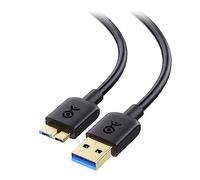 Cable Matters Cable Micro USB 3.0 (Cable Adaptador Micro USB a Tipo A, Cable USB Micro B) en Negro - 1 metro