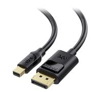 Cable Matters Cable Mini DisplayPort a DisplayPort 8K (Cable Mini DP a DP) con resolución de Video 8K@60Hz y HDR en Negro - 1,8 m - Compatible con Puertos Thunderbolt y Thunderbolt 2