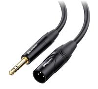 Cable Matters Cable TRS 6,35 mm a XLR Macho-Macho, Negro