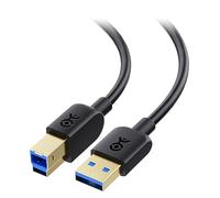 Cable Matters Cable USB 3.0 de 5 Gbps, cable USB A a B, cable USB 3 con conector tipo B 3.0 para carcasa de disco duro/hub integrado y más, color negro