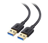 Cable Matters Cable USB 3.0 Largo, Cable USB a USB, Macho a Macho en Negro - 1,8 metros