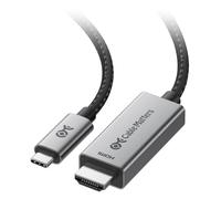 Cable Matters Cable USB C a HDMI 2.1 unidireccional de 48 Gbps y 8K - 3 m, compatible con 4K a 240 Hz / 8K a 60 Hz con HDR, cable Thunderbolt 4 a HDMI 2.1, compatible con portátiles Thunderbolt 8