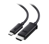 Cable Matters Cable USB C a HDMI, compatible con 4K 60Hz (cable USB-C a HDMI) en negro de 6 pies - Thunderbolt 4 / USB4 compatible con iPhone 16/15 Pro Max Plus, MacBook Pro, Dell XPS 13, Surface Pro