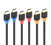 Cable Matters [Certificación HDMI de ultra alta velocidad] 3-Paquetes Cable HDMI 8K 48Gbps (Cable HDMI 2m) con 8K 120Hz y HDR para PS5, Xbox Series X/S, RTX3080/3090, Apple TV y más - 2 metro