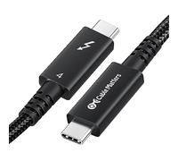 Cable Matters [certificado por Intel] Cable Thunderbolt 4 activo trenzado de 40 Gbps de 2 m con carga de 100 W y vídeo 8K - Totalmente compatible con Thunderbolt 3, USB 4 / USB4 y puerto USB C