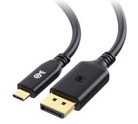 Cable Matters [Certificado por VESA] 40 Gbps Cable USB C a DisplayPort 2.1-2 m, compatible con DP40, 8K@120 Hz/4K@480 Hz (Thunderbolt 4 a DisplayPort) Negro - No apto para monitor USB-C portátil
