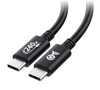Cable Matters [Certificado USB-IF] 240W Cable USB-C Rapida, 1m, Negro