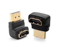 Cable Matters Combo Paquete Adaptador HDMI de 270 Grados y 90 Grados (Adaptador HDMI de ángulo Recto) con Soporte 4K, HDR y 3D