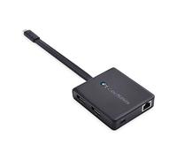 Cable Matters Concentrador USB C DisplayPort 1.4 Dual y carga de 100 W - Admite 8K y Dual 4K 60Hz - Thunderbolt 3, Thunderbolt 4, USB4 compatible solo con Surface Pro, XPS, Windows