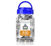 Cable Matters Conectores RJ45 Pasante de Paso Cat 6A, Pack de 100