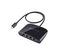 Cable Matters Conmutador USB C a Ethernet Gigabit de 4 Puertos (Divisor USB C a LAN, Distribuidor Ethernet USB C) - USBC, Thunderbolt 3, USB4 y Thunderbolt 4 Compatible