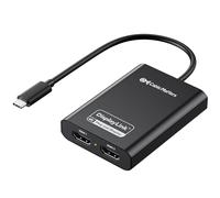 Cable Matters DisplayLink - Adaptador USB C a HDMI dual, compatible con Dual 4K 60Hz en macOS y Windows, adaptador USB C a HDMI para dos monitores extendidos en Mac M1/M2/M3/M4, requiere controlador