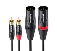 Cable Matters Doble RCA a XLR Desbalanceado Cable de Interconexión de 3m, 2 RCA a XLR Macho (Cable Doble XLR a RCA) - 3m