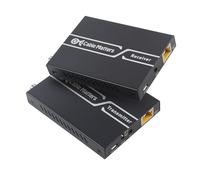 Cable Matters Extensor HDMI 4K Balun con 4K a 60Hz y HDR de hasta 200 pies, extensor HDMI 4K/montaje en pared HDMI sobre Ethernet 4K extensor en color negro, compatible con monitor local