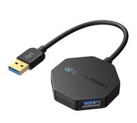 Cable Matters Hub USB 4-Puertos Ultra-Mini (Hub USB 3.0, Distribuidor USB 3, Mini Concentrador USB A)