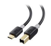 Cable Matters Impresora USB C a USB 2.0 Tipo B - 0,3m Negro