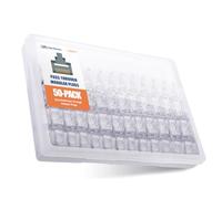 Cable Matters Juego de 50 conectores Cat 6 RJ45 (Pass Through RJ45, Cat 6 LAN, conector de red Cat6) para cable sólido o cable UTP trenzado