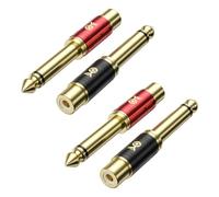 Cable Matters Pack de 4 Adaptadores RCA a 6,35 mm