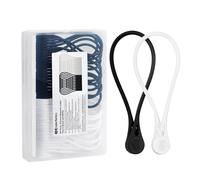 Cable Matters Paquete de 20 bridas magnéticas de silicona ultra fuertes, organizador de cables, colores blanco y negro