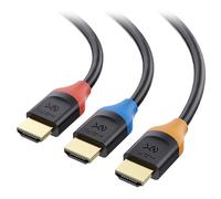 Cable Matters Paquete de 3 Cable HDMI a HDMI Alta-Velocidad 30 cm (Cable HDMI 4K, HDMI Macho a Macho) con 4K 60Hz y HDR - 0,3 metro
