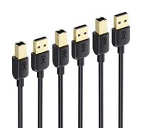 Cable Matters Paquete de 3 Cables de Impresora (Cable USB 2.0 A a B, Cable USB Tipo A a USB Tipo B 2.0) - 1,8 Metros