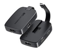 Cable Matters Plegable Hub USB C DisplayPort 1.4 con 4K 144Hz/8K 60Hz y HDR, 2X USB 1x USB-C, Carga Host de 100 W, Compatible con Thunderbolt 4/USB4, MacBook Pro, iPad Pro y XPS Surface Pro