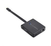 Cable Matters USB-C adaptador multipuerto con doble HDMI y entrega de alimentación (compatible con Thunderbolt 3 puertos)