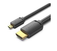 Cable micro hdmi 2.0 4k vention agibg/ hdmi macho - micro hdmi macho/ 1.5m/ negro