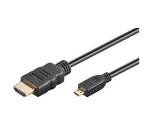 Cable Micro HDMI a HDMI Goobay 53785 2 m Negro