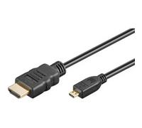 Cable Micro HDMI de alta velocidad > HDMI con Ethernet negro